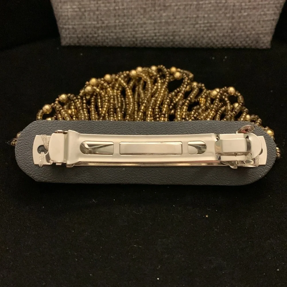 Three Beaded Hair Ties &‎ Barette